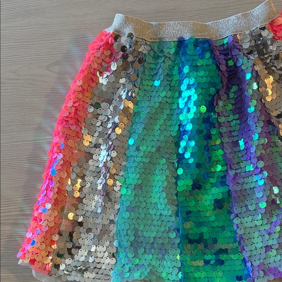 Disney Frozen Sequin Skirt with Blue and Purple Hues - Picture 6 of 6